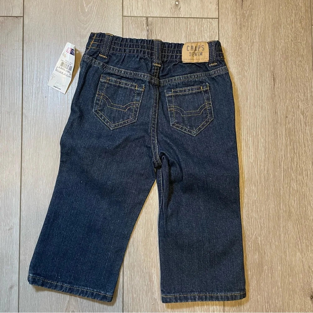 Chaps 18 Months NWT Jeans Versatile Dark Wash Playwear Staple Vintage Look Denim